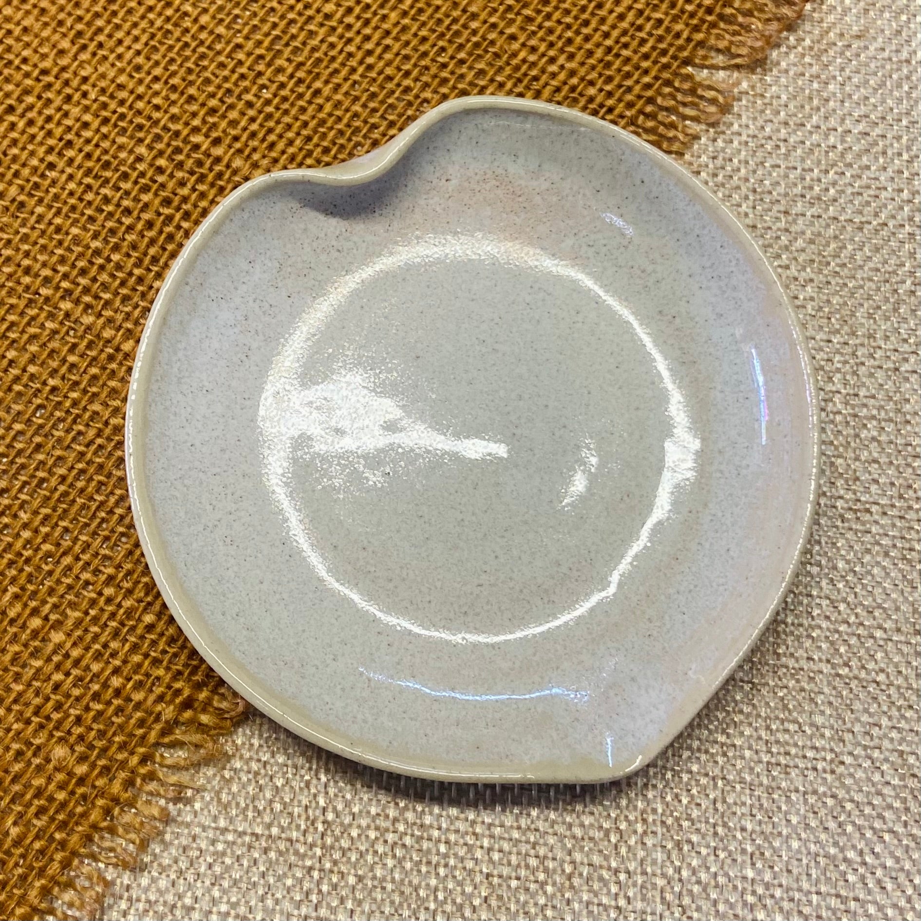 Handthrown Pottery Heart Trinket Dish