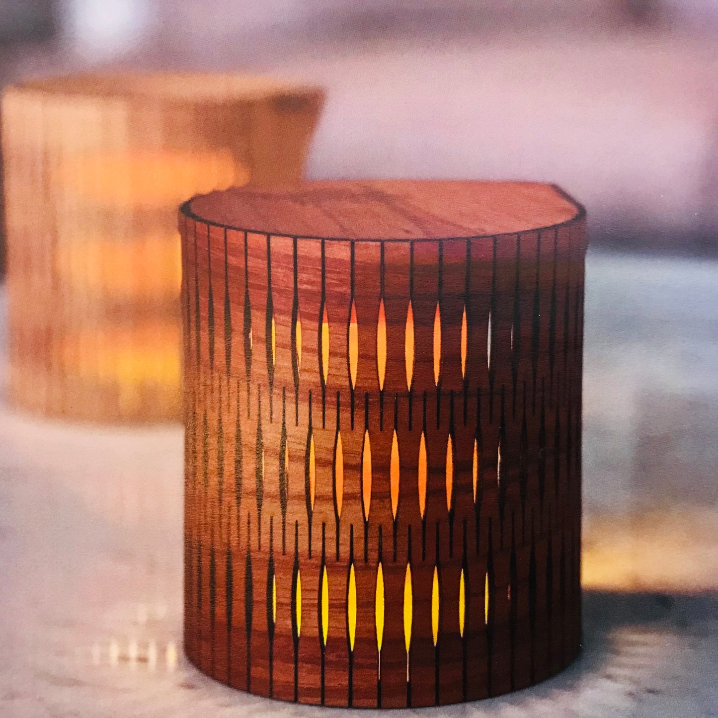 Bubble Cordless Lamp - Blackwood