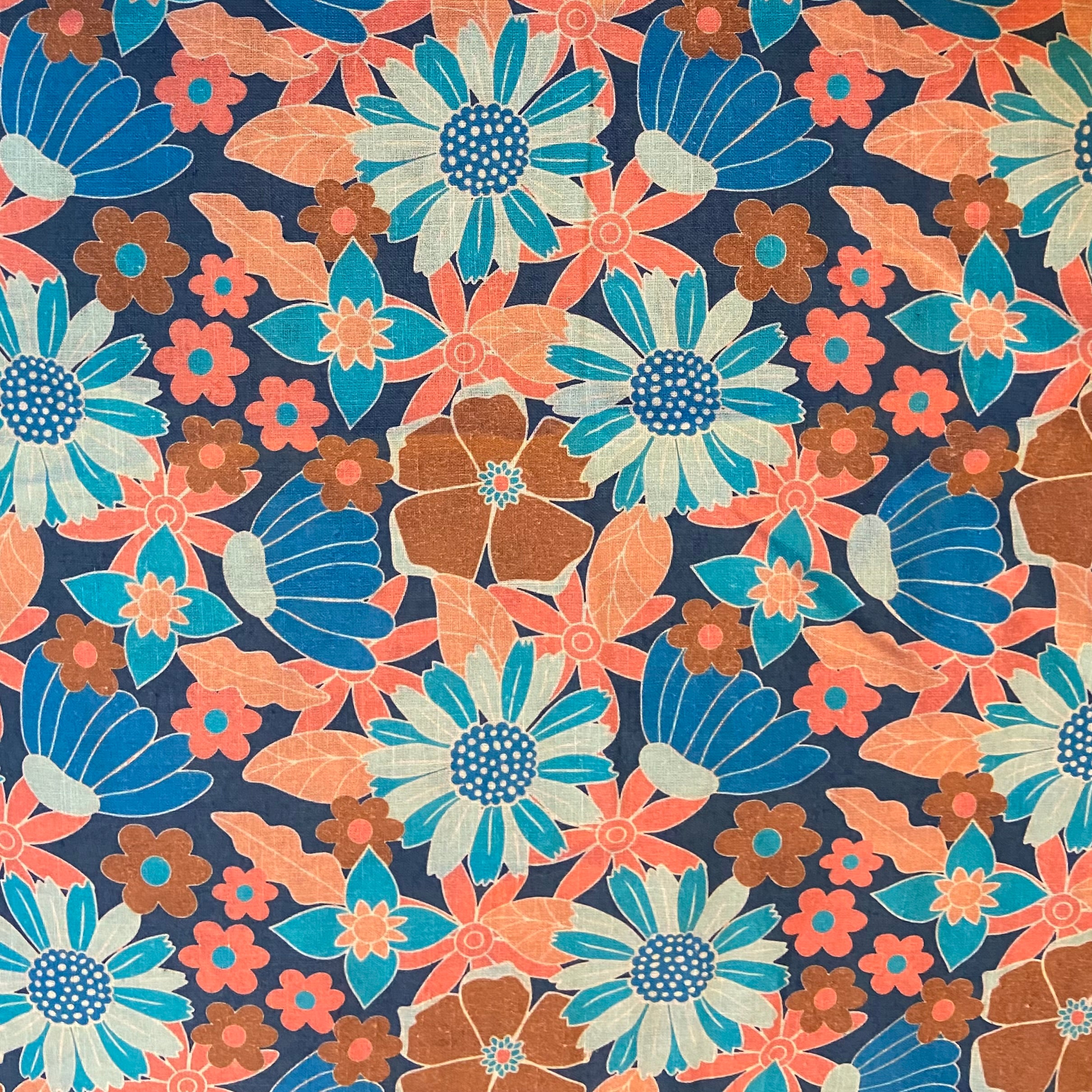 Custom Lamp Shade only - Bouquet (blue)