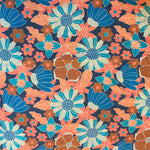 Custom Lamp Shade only - Bouquet (blue)