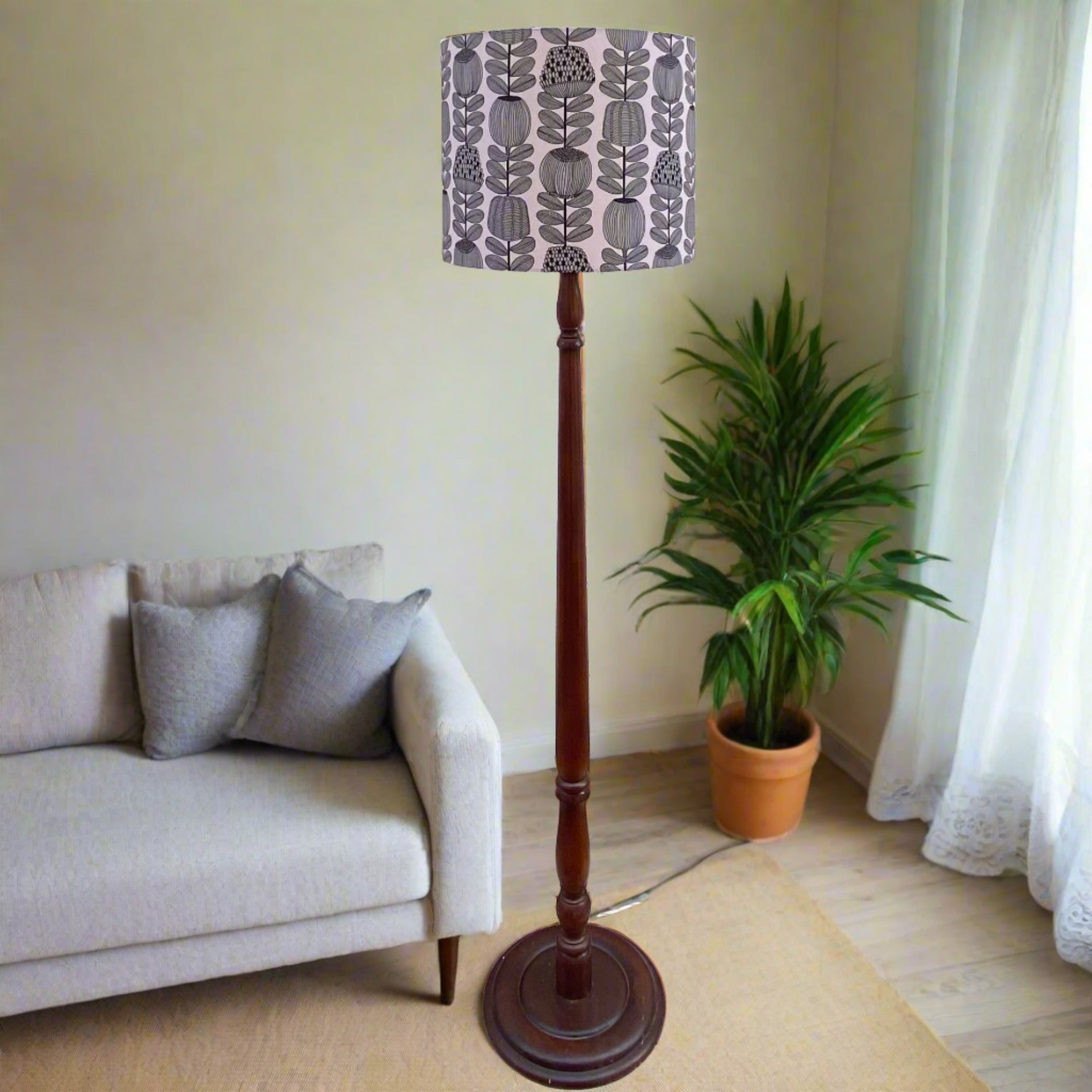 Custom Lamp Shade only - Banksia Stems