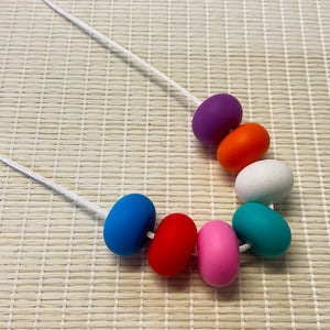 Silicone Necklaces (abacus beads)