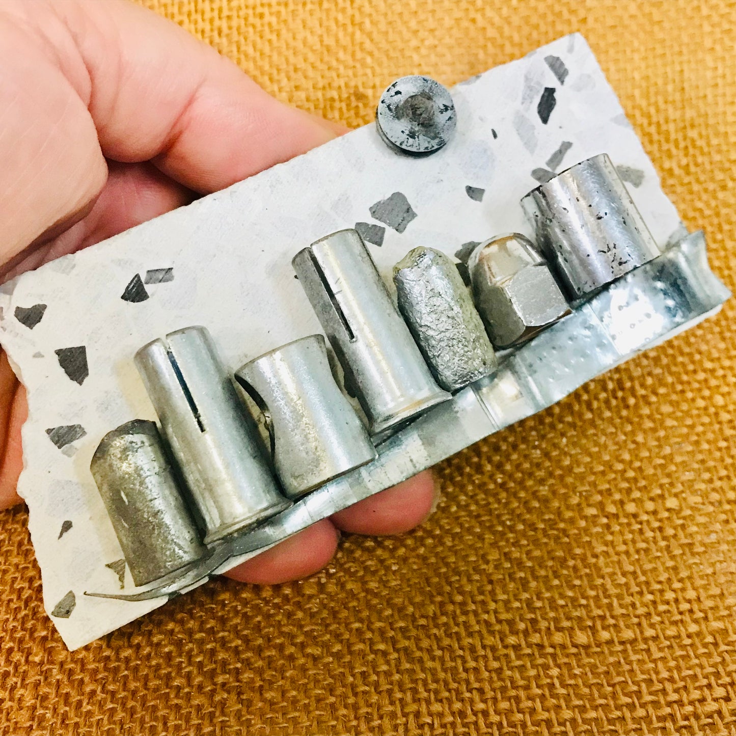 Found Object Sculpture - Bad Moon Rising 5: Rock Fall