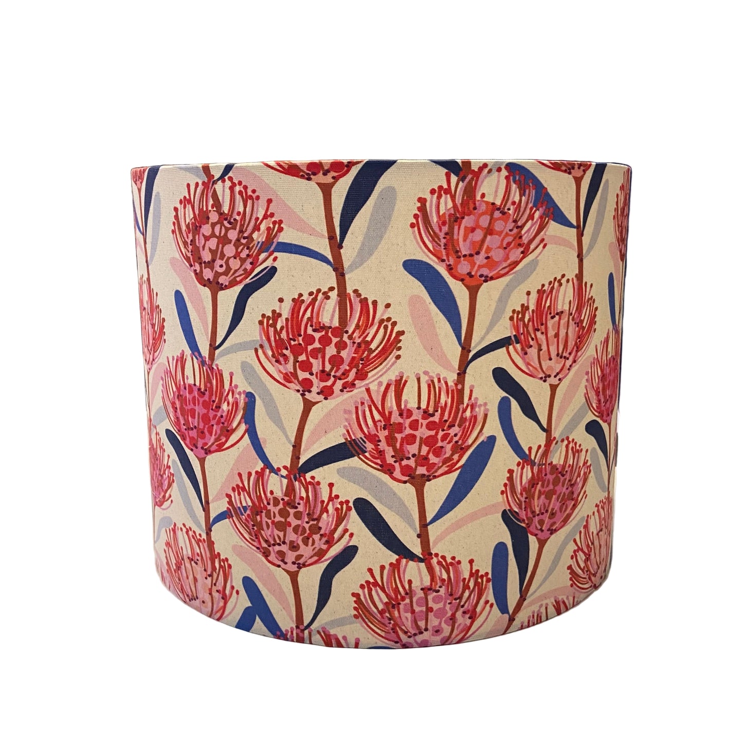 Timber Square Column Table Lamp with Warratah's Shade (pair available)