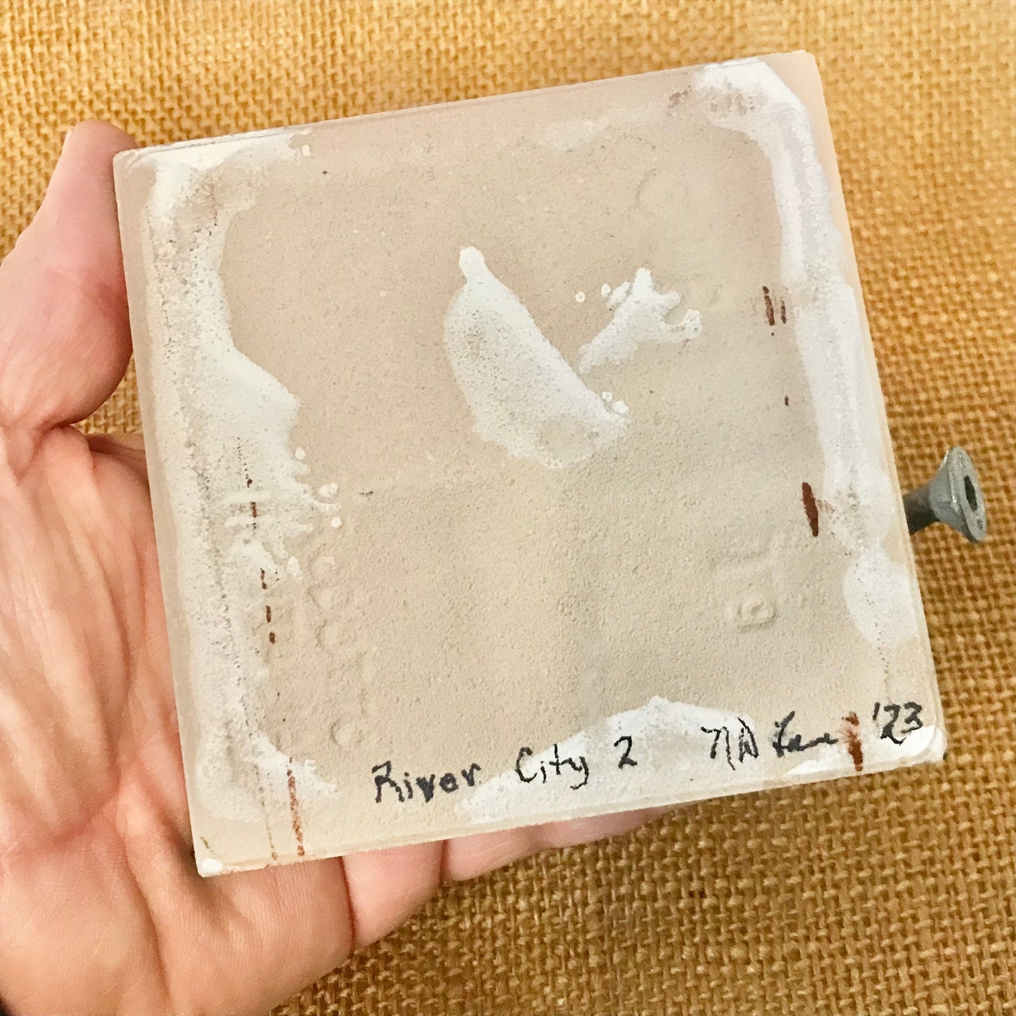 Found Object Sculpture - River City 2