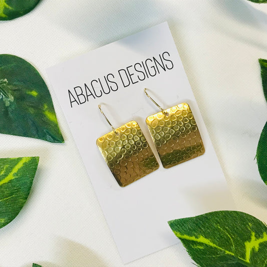 Brass Dangle Earrings