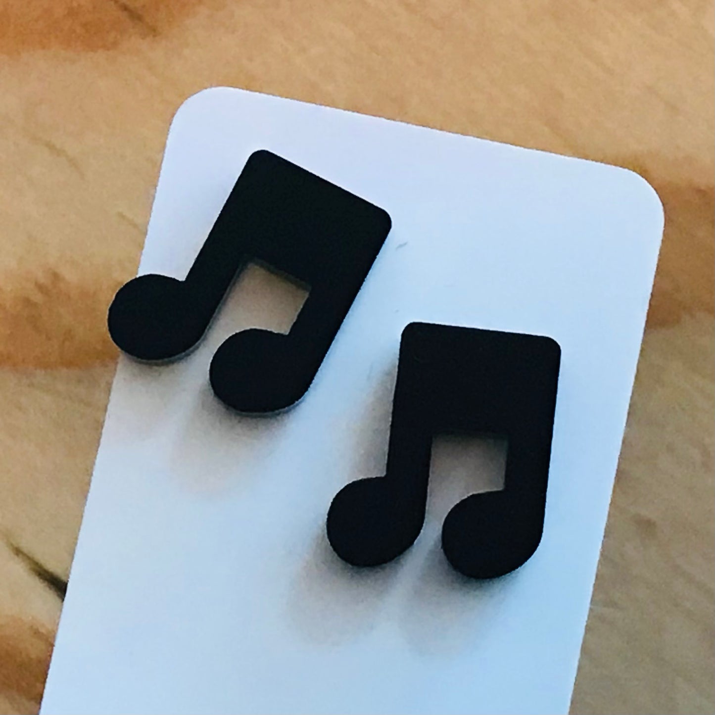 Novelty Studs Earrings - Graphic Acrylic