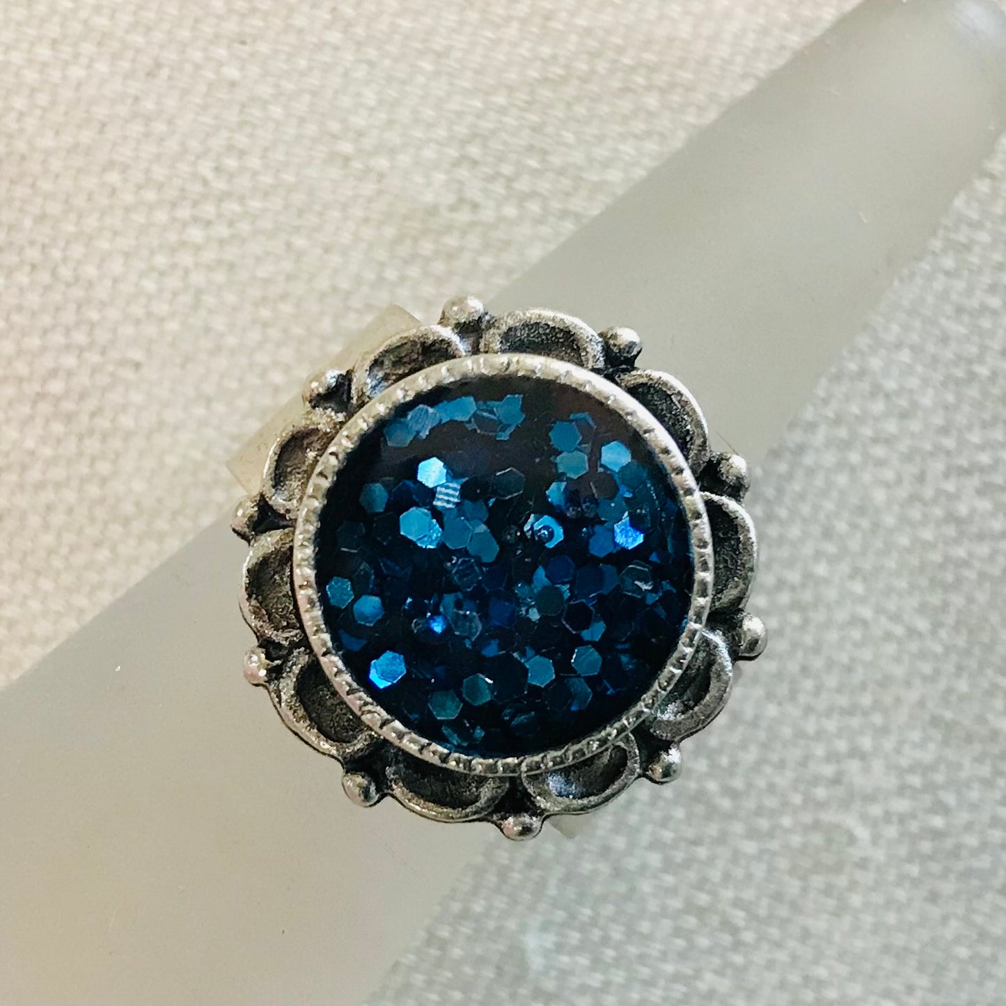 Mixed Metal & Resin adjustable rings
