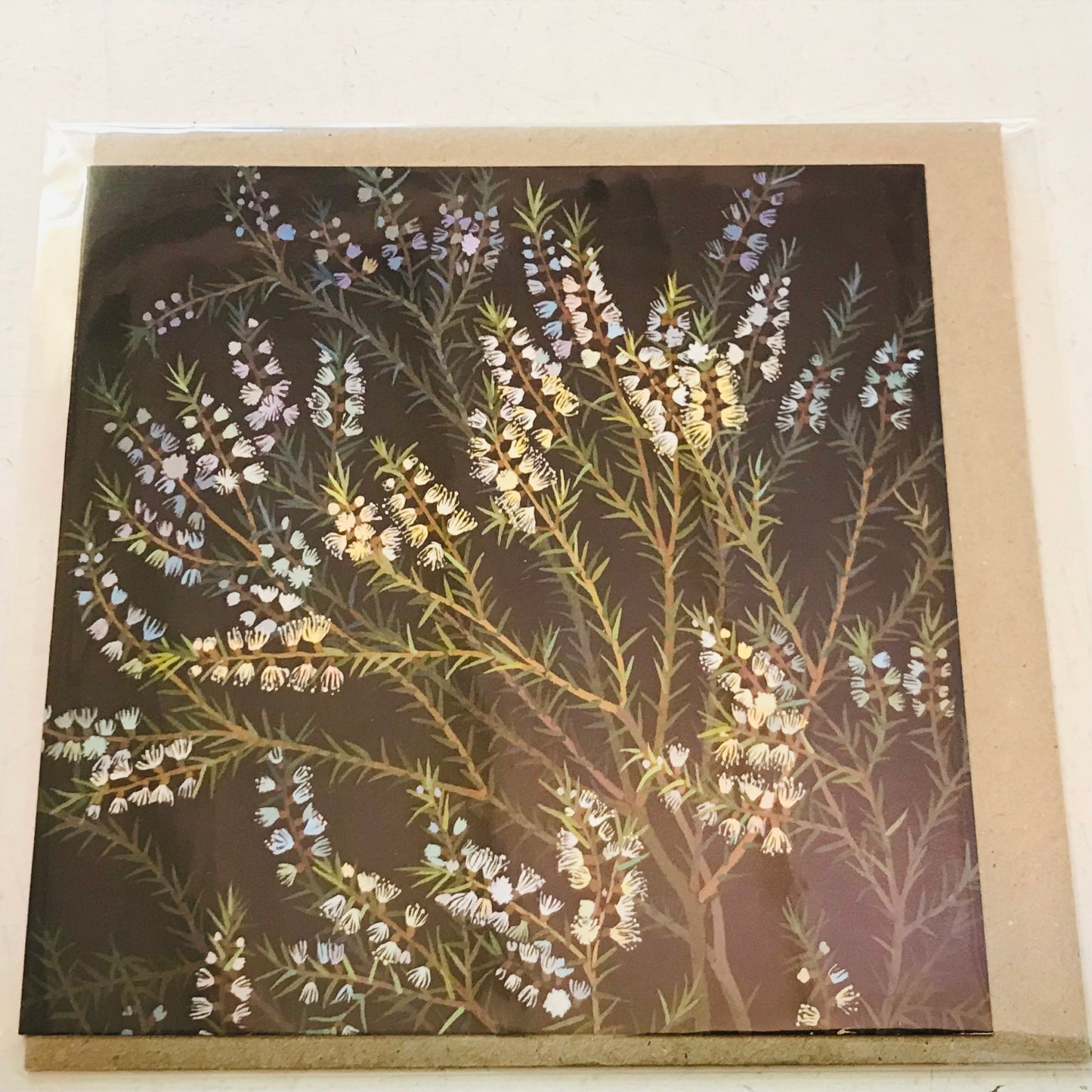 Flora Square Blank Greeting Cards