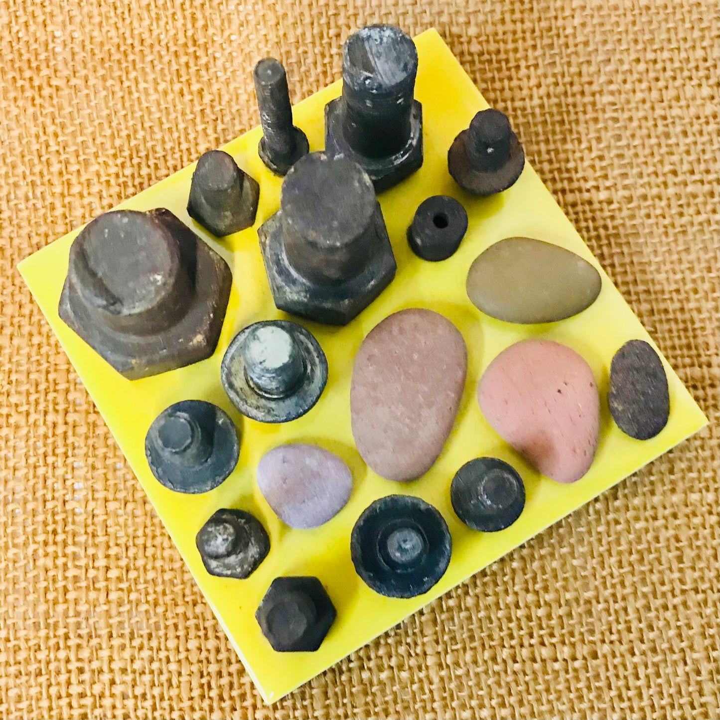 Found Object Sculpture - City by the Sea of Stones 1