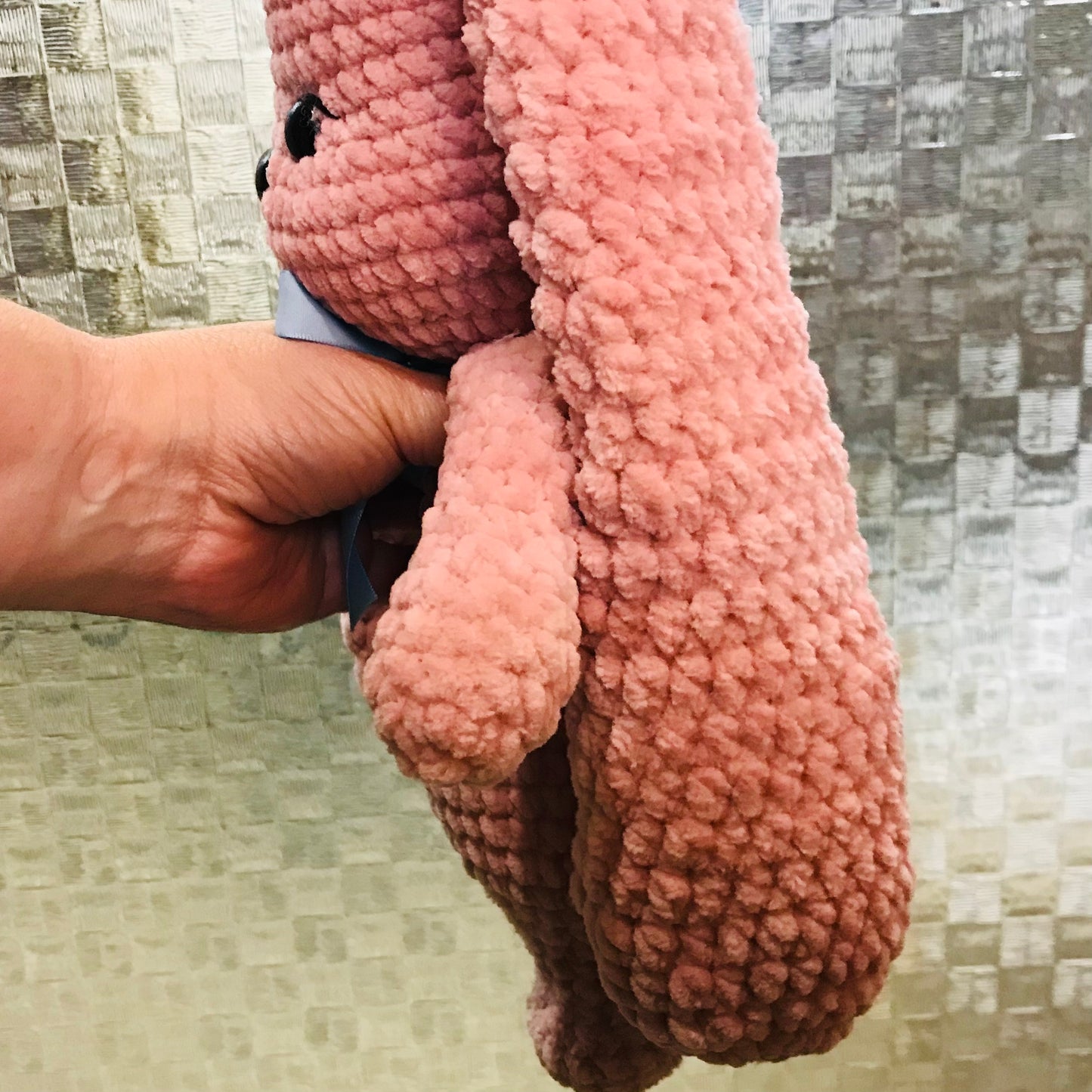 Standing Bunny Crochet Toy