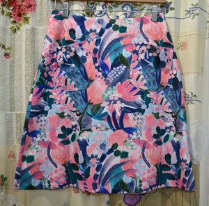 Women's Handmade Pocket Skirt - Painterly