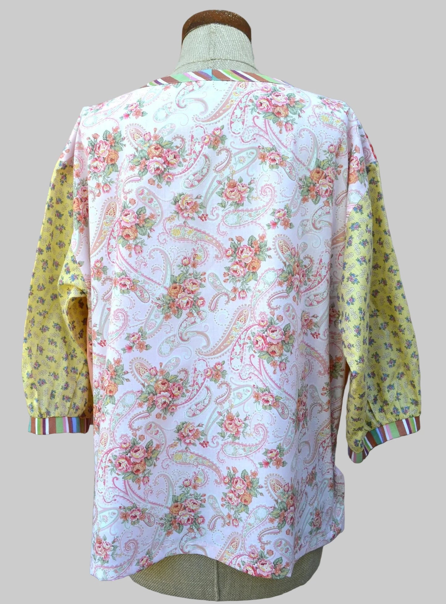 Women's Handmade Upcycled Tunic - Peachy