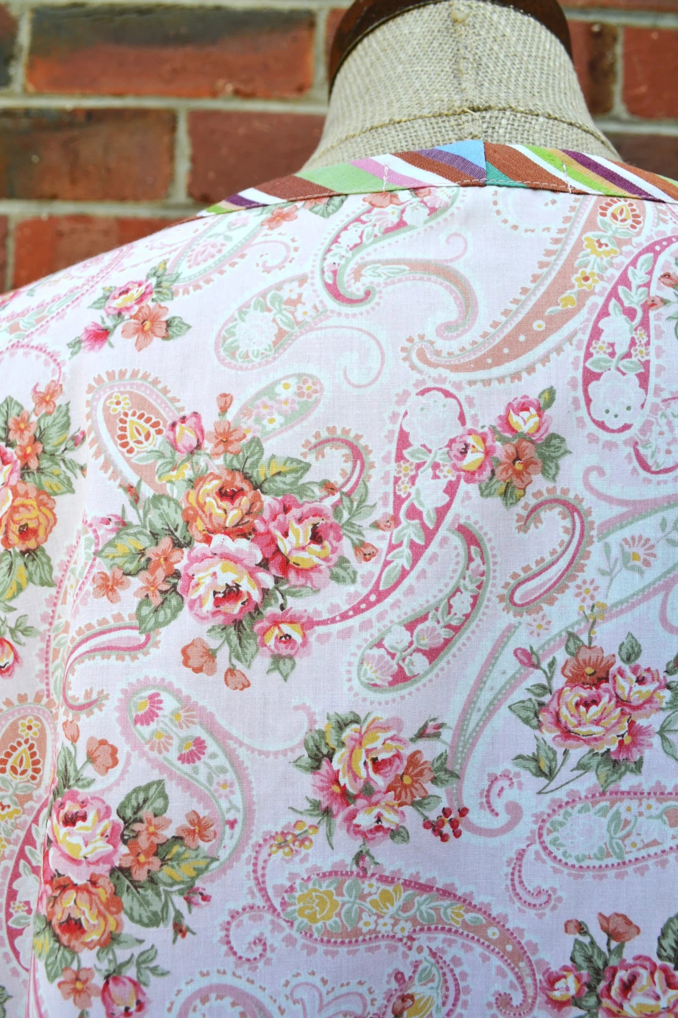 Women's Handmade Upcycled Tunic - Peachy