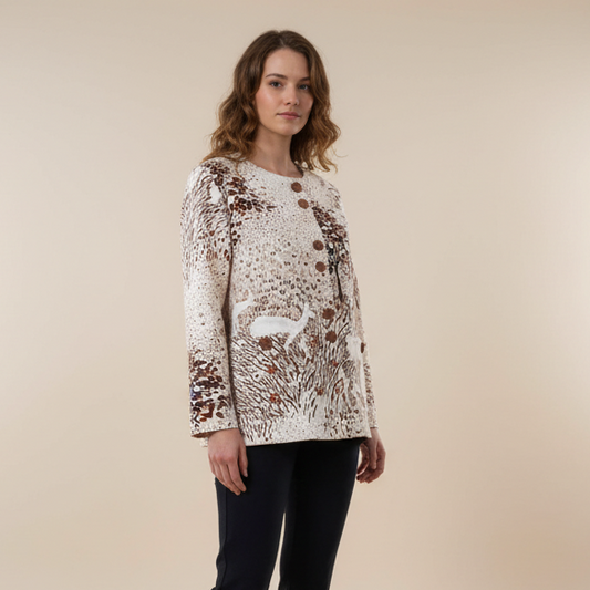 Women's Handmade Meander Jacket - Savannah