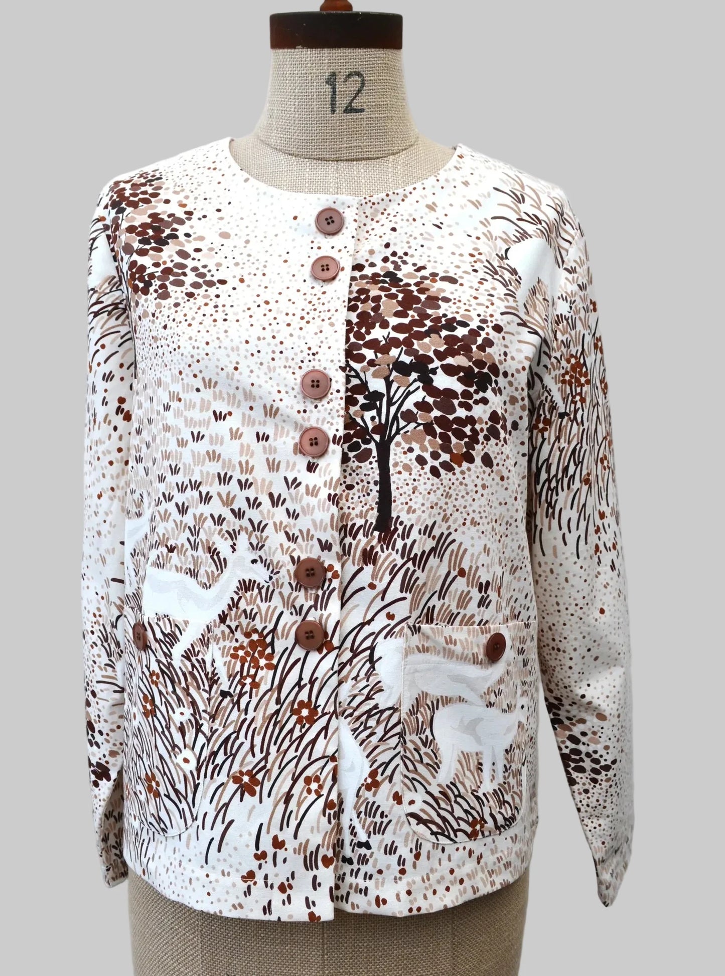 Women's Handmade Meander Jacket - Savannah