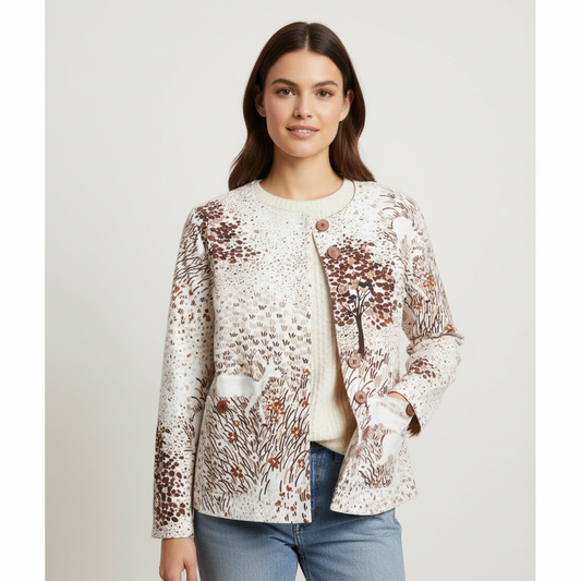 Women's Handmade Meander Jacket - Savannah
