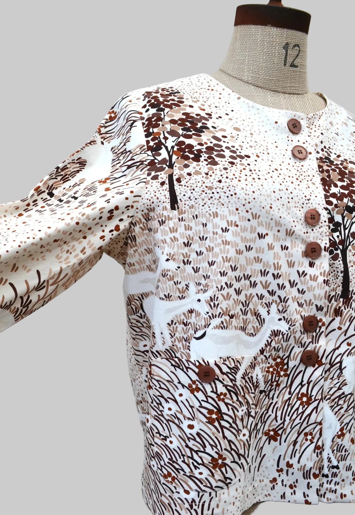 Women's Handmade Meander Jacket - Savannah
