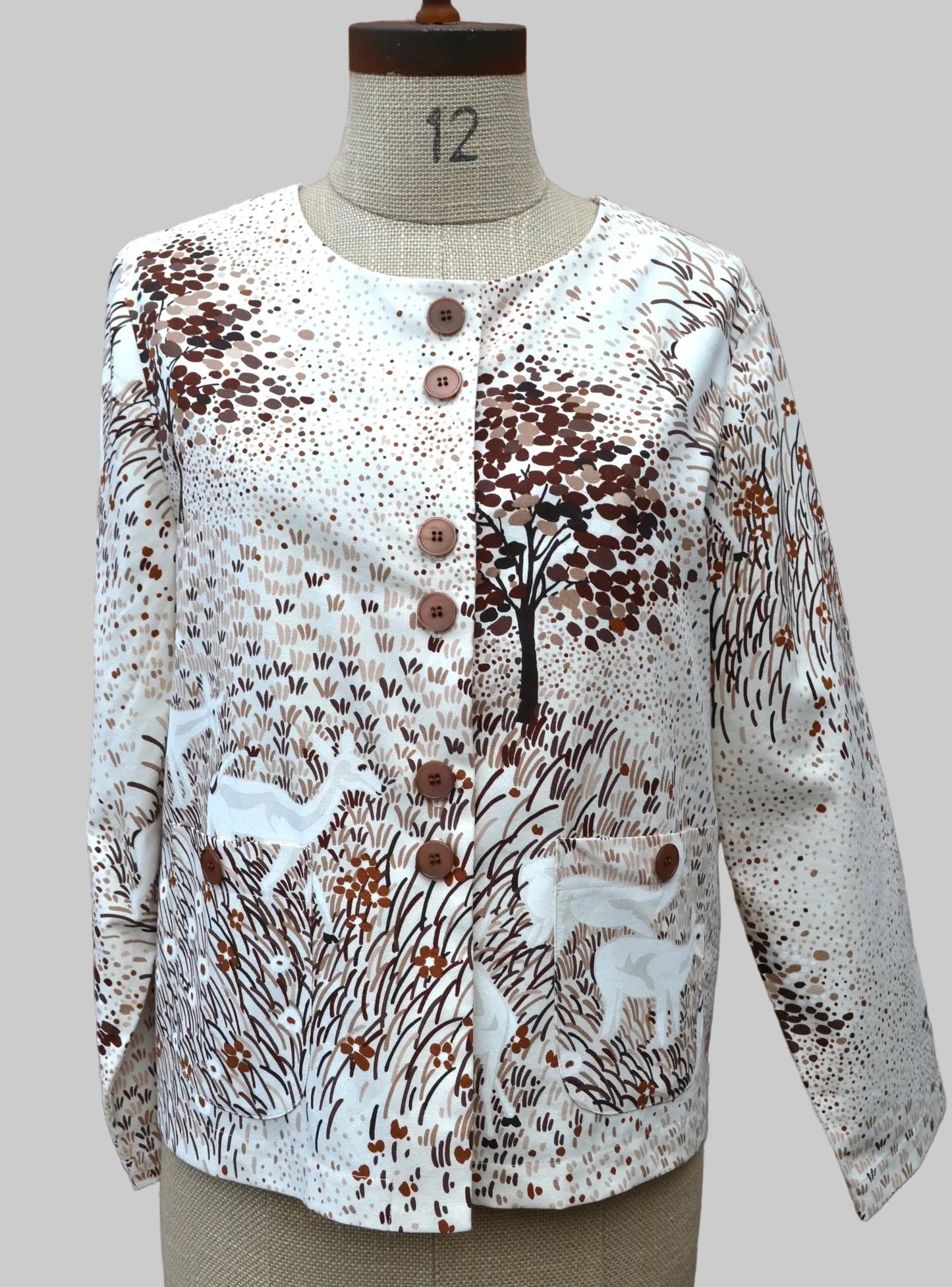 Women's Handmade Meander Jacket - Savannah