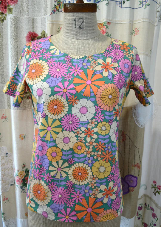 Women's Handmade Cotton Top - Daisy Mix ** ON SALE **