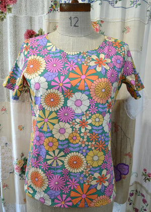 Women's Handmade Cotton Top - Daisy Mix ** ON SALE **