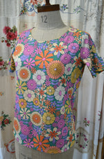 Women's Handmade Cotton Top - Daisy Mix ** ON SALE **
