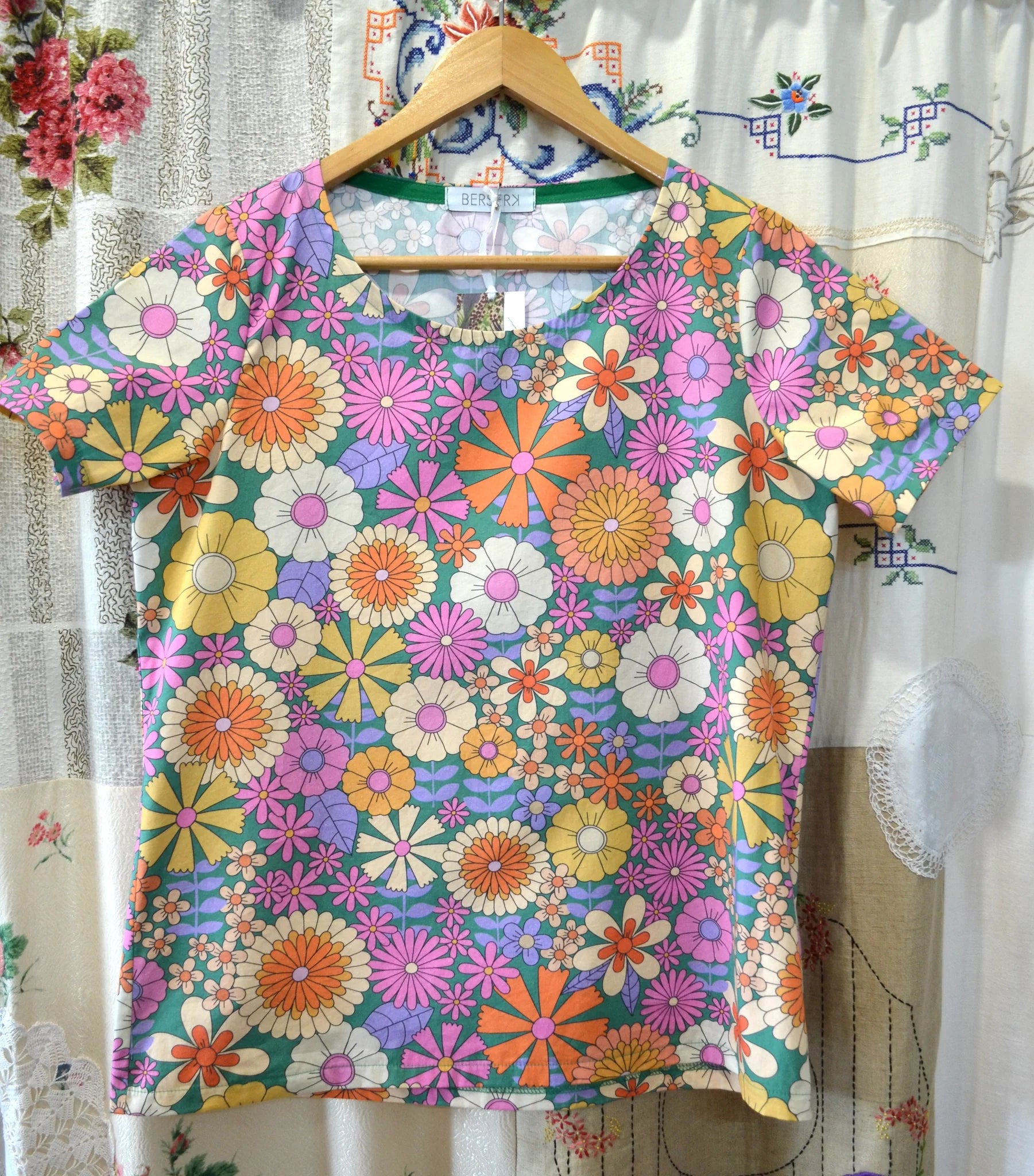 Women's Handmade Cotton Top - Daisy Mix ** ON SALE **
