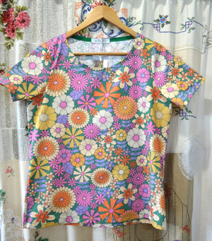 Women's Handmade Cotton Top - Daisy Mix ** ON SALE **