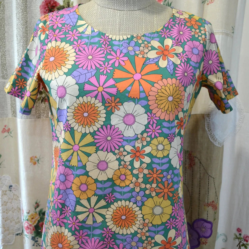 Women's Handmade Cotton Top - Daisy Mix ** ON SALE **