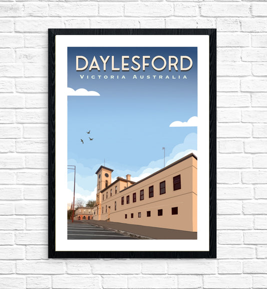 Vintage Poster - Daylesford Post Office