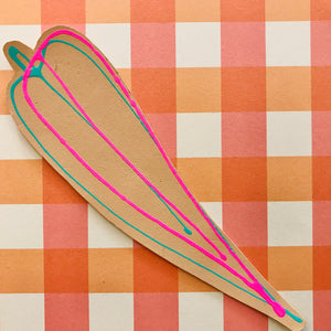 Handpainted Leather Bookmarks