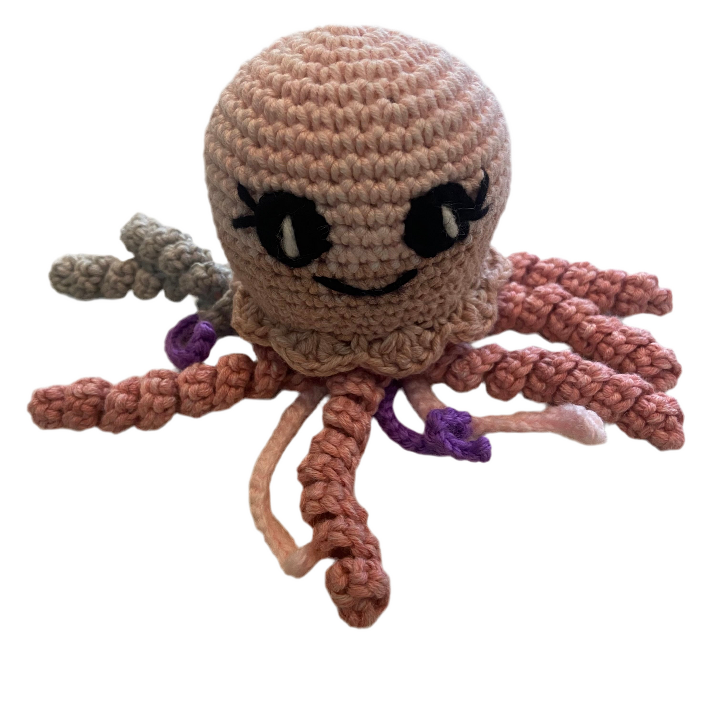 Octopus Crochet Toy - multi coloured