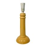 Lamp Base Only - Ochre Pillar Gloss Ceramic Table Lamp