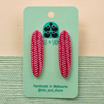 Art Deco Acrylic Earrings - Herrings