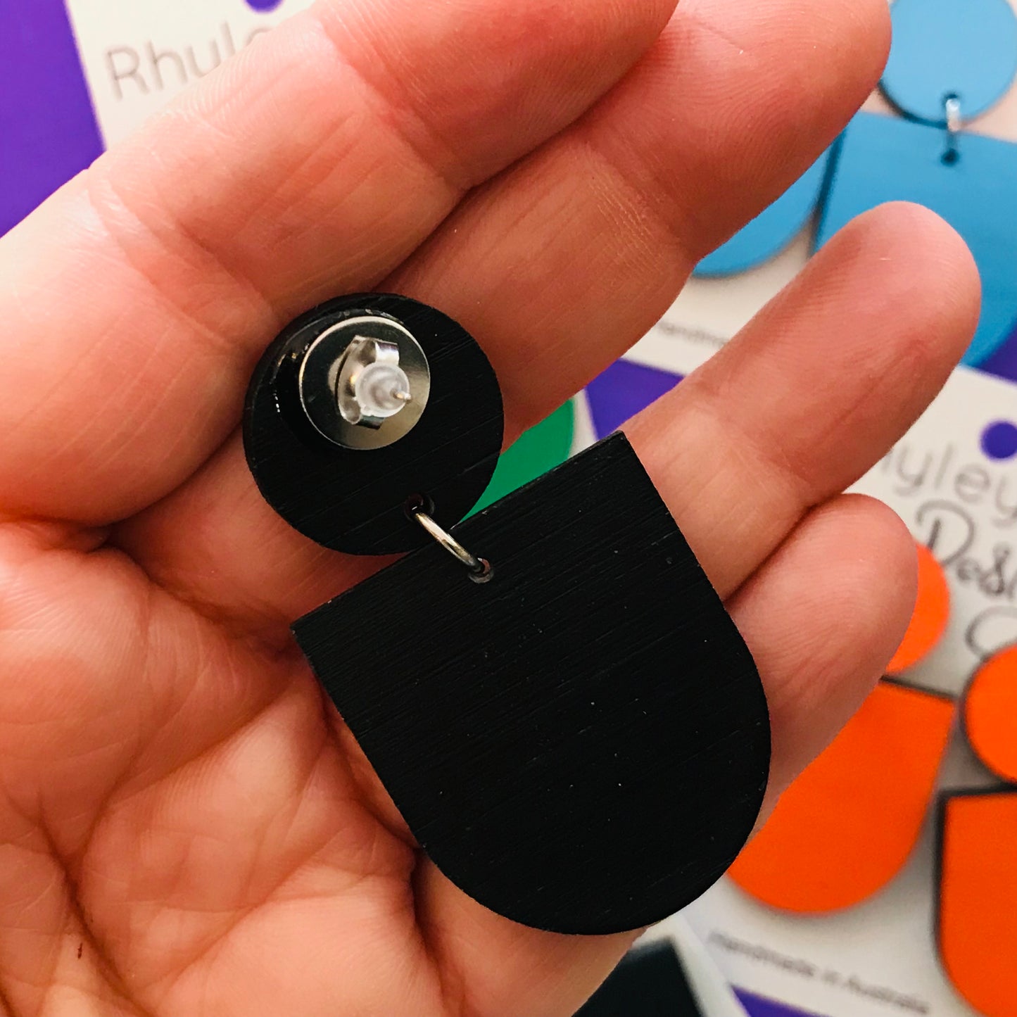 Twin Drop Statement Earrings