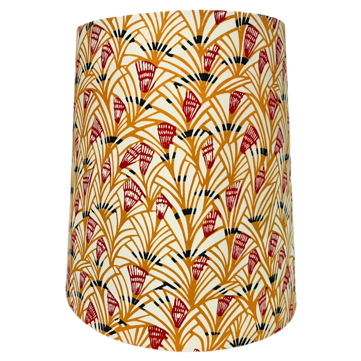 Custom Lamp Shade only - Mustard Red Reeds