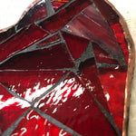 Handmade Glass Suncatcher Red Heart