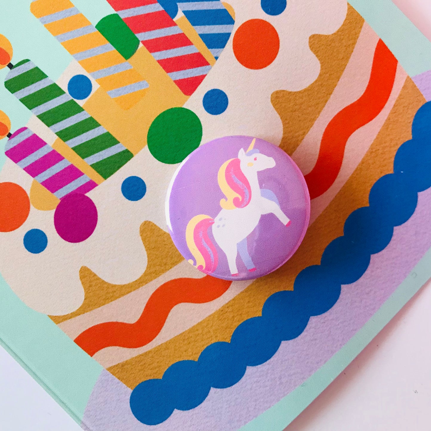 Badge Pin Birthday Cards