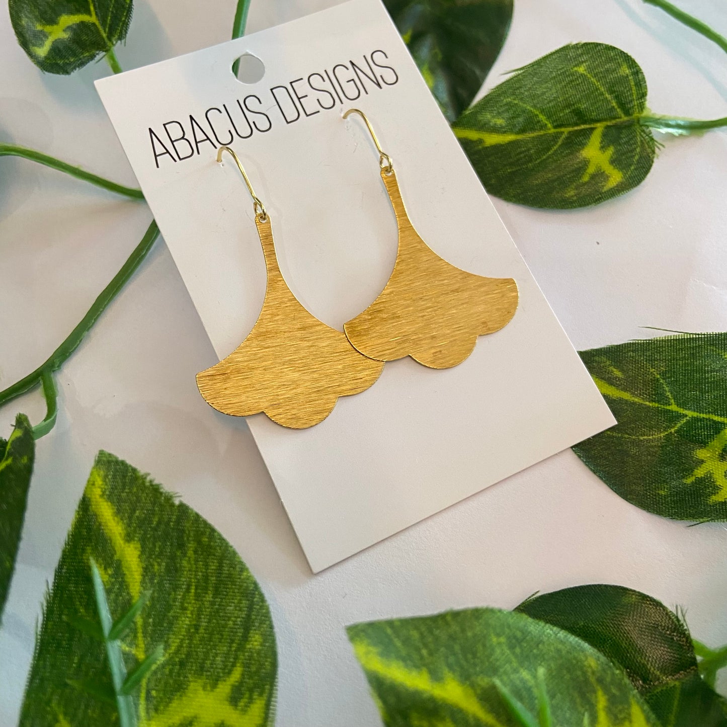 Brass Dangle Earrings