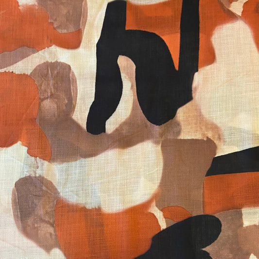 Custom Lamp Shade only - Terracotta Abstract