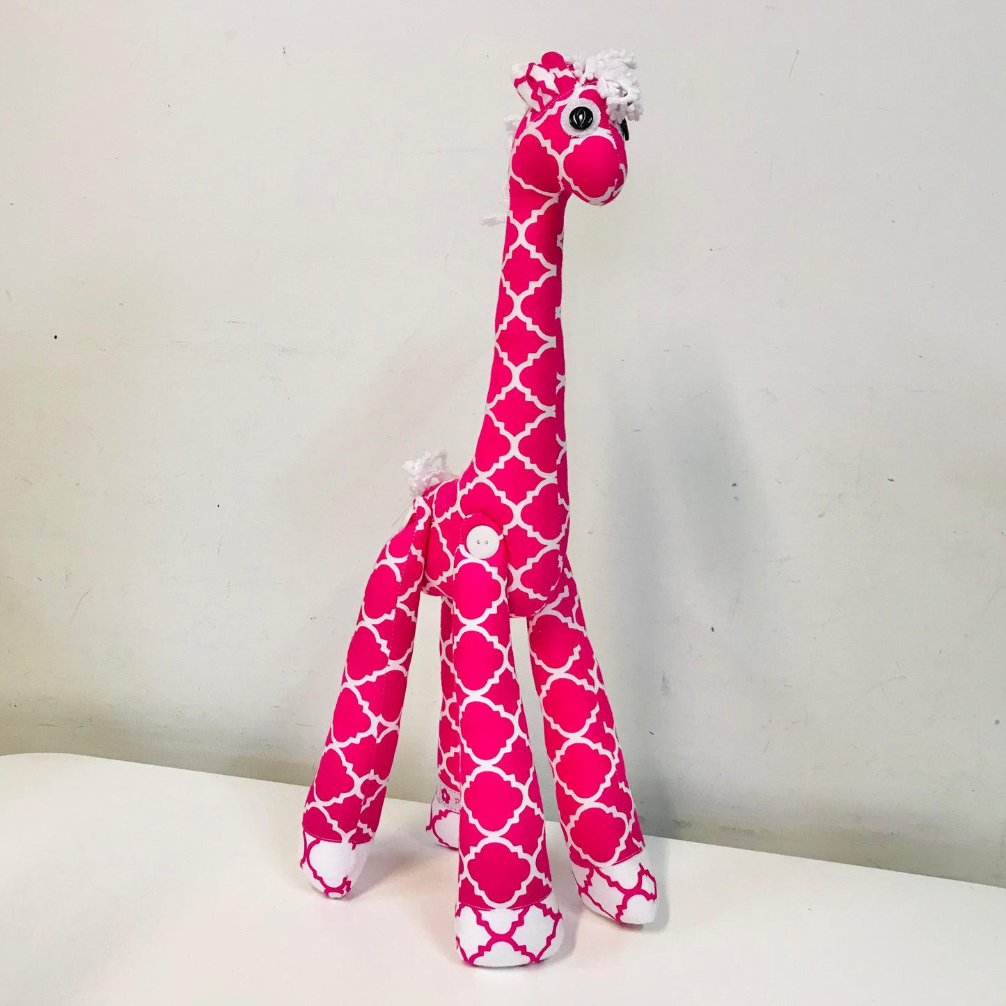Handmade Soft Toy Standing Giraffe