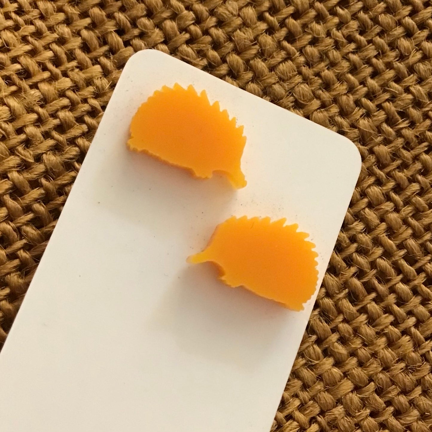 Novelty Studs Earrings - Graphic Acrylic