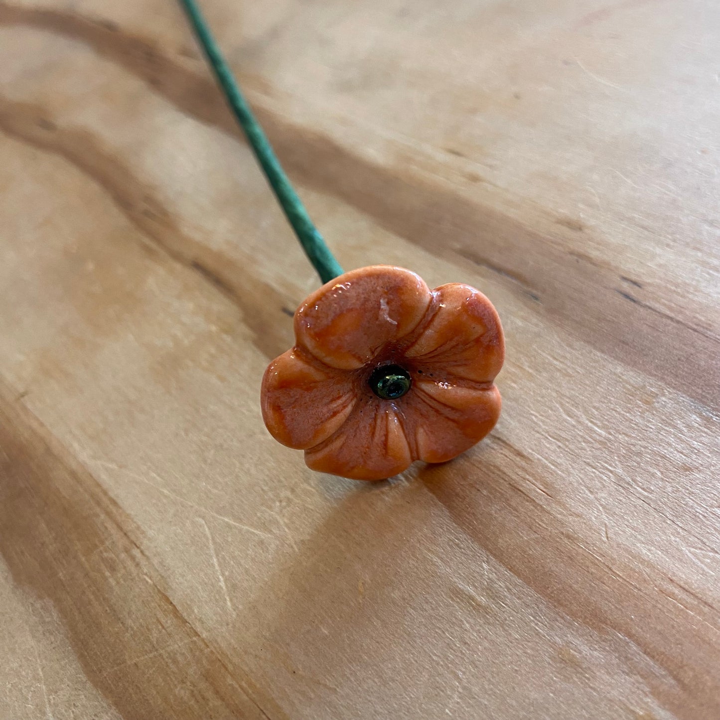 Handthrown Ceramic Flower