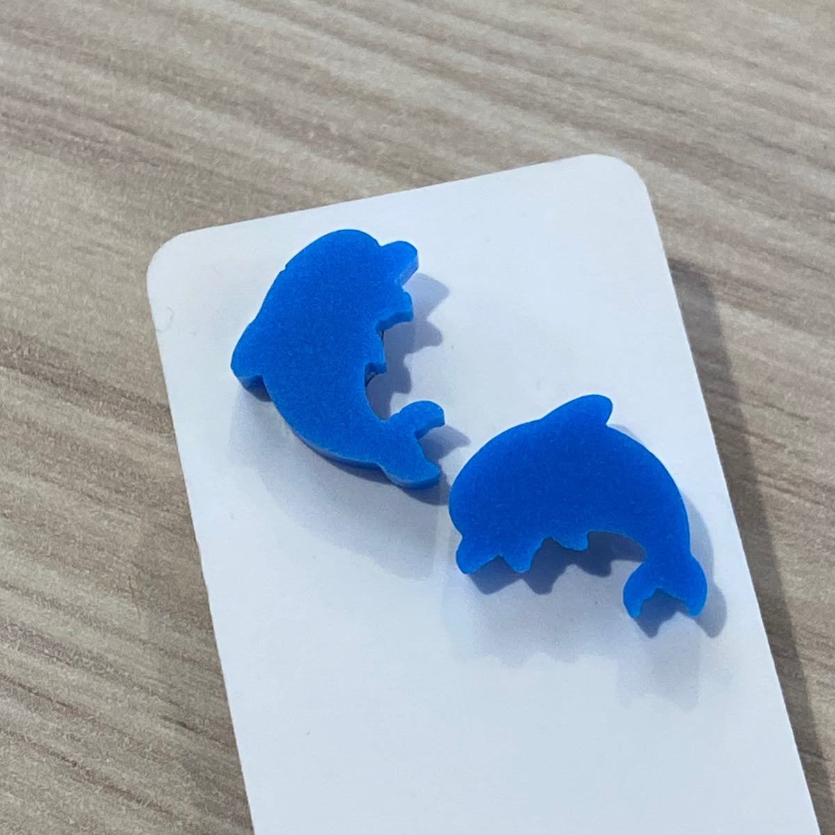 Novelty Studs Earrings - Graphic Acrylic