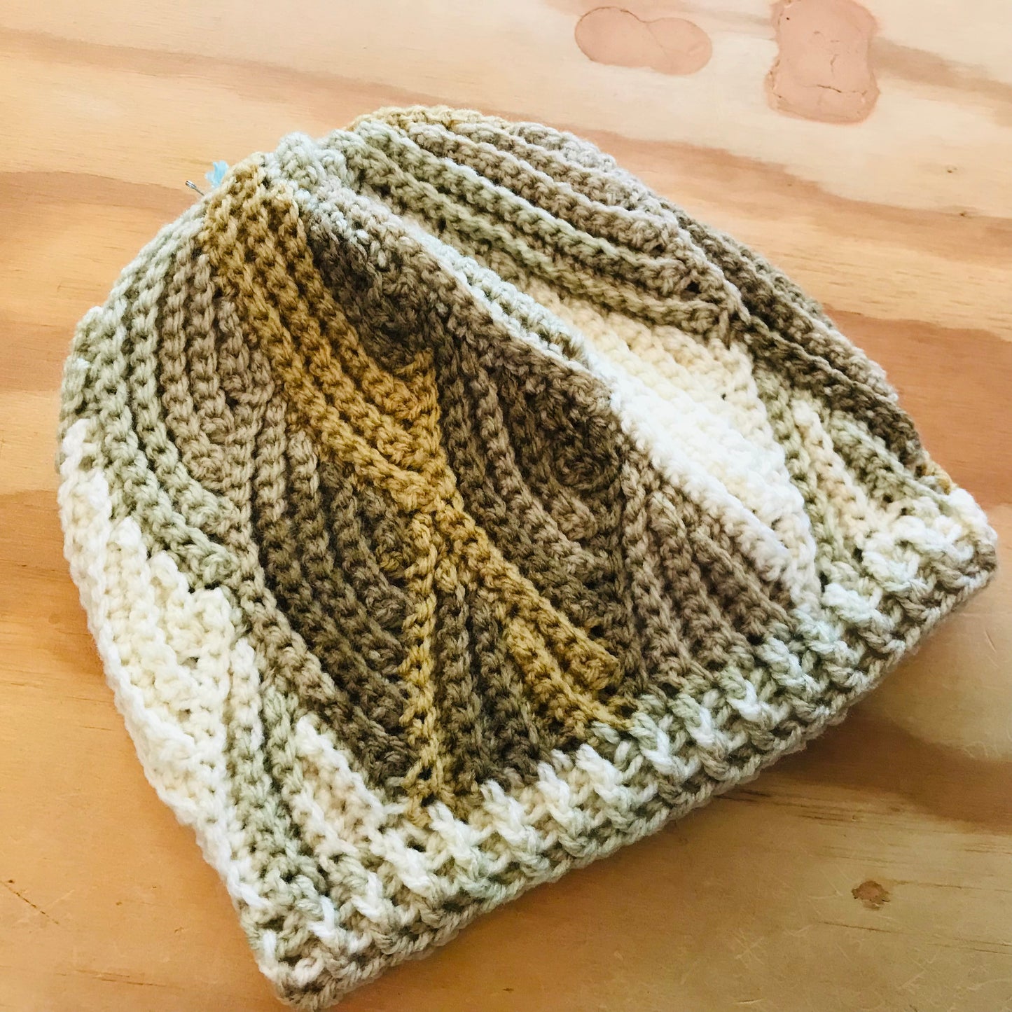 Crochet Wool Blend Beanies - various colours