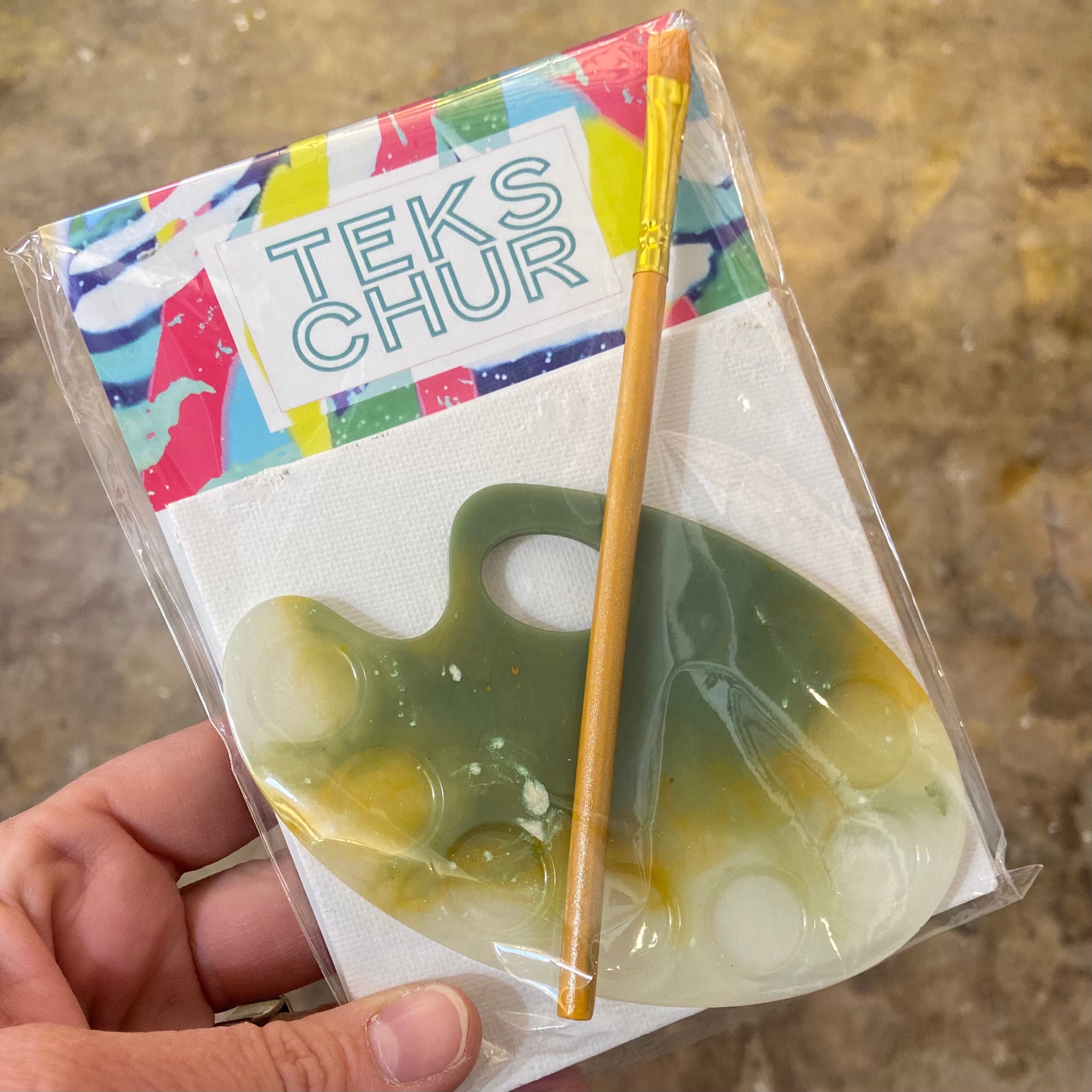 Eco Resin Mini Paint Palettes