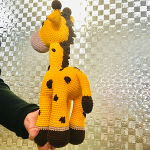 Standing Giraffe Crochet Toy