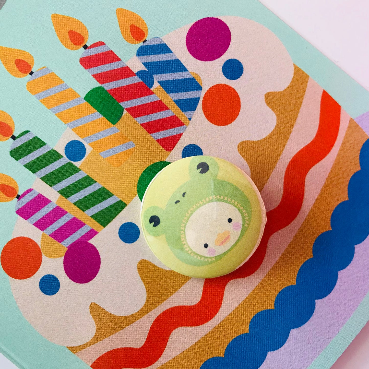 Badge Pin Birthday Cards