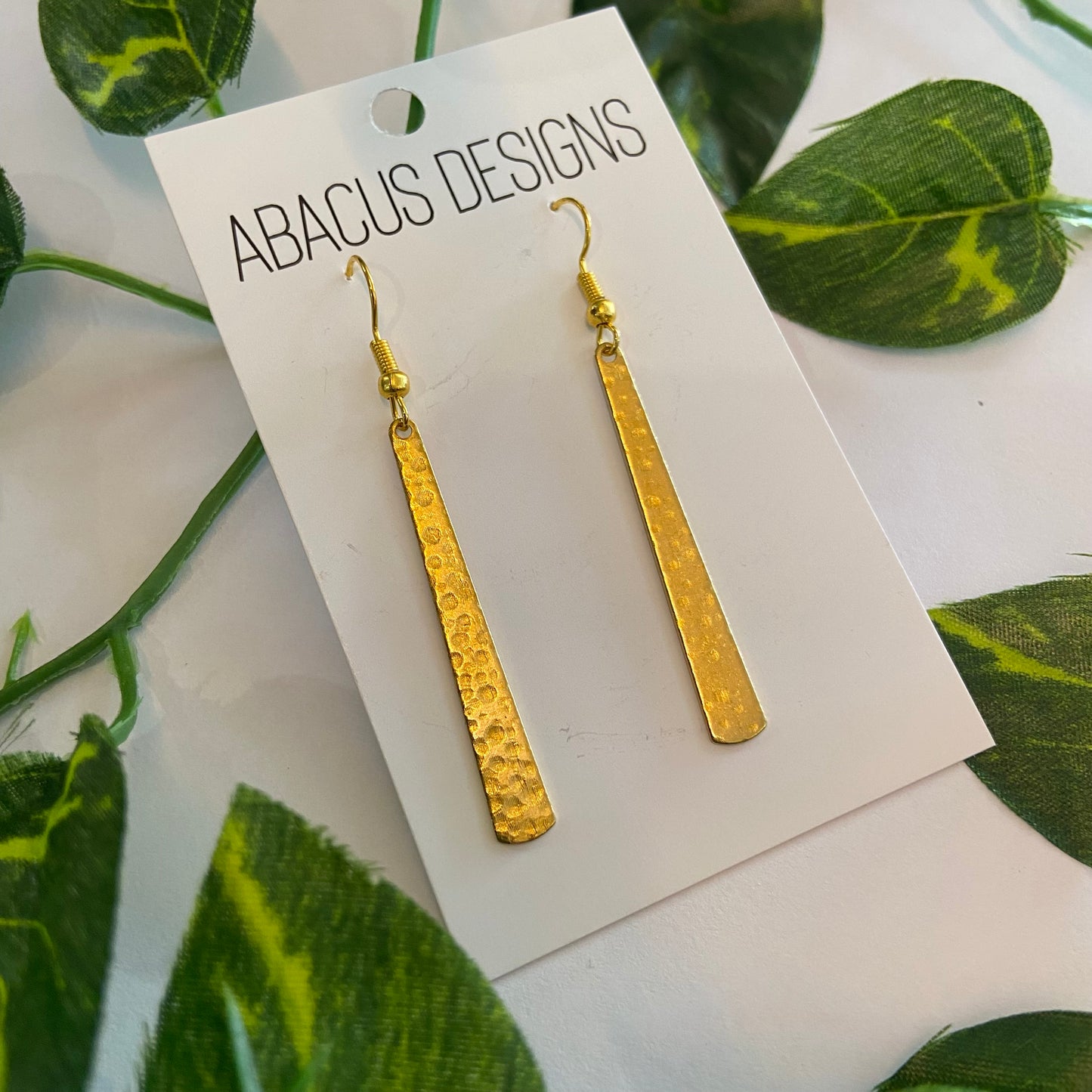 Brass Dangle Earrings