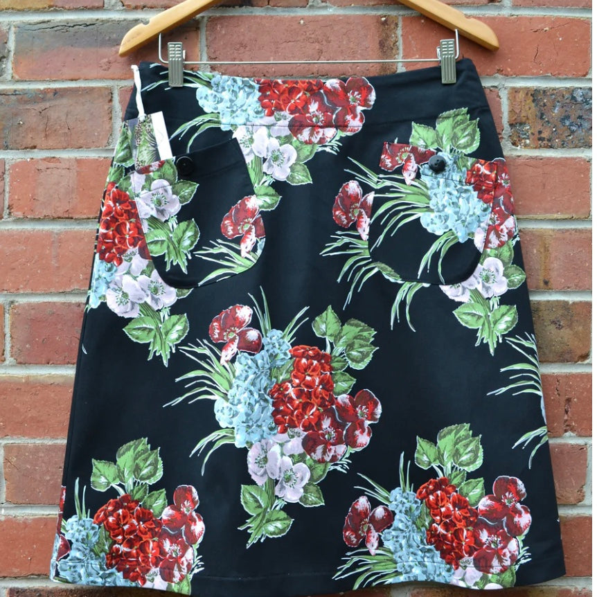 Women's Handmade Pocket Skirt - Romance